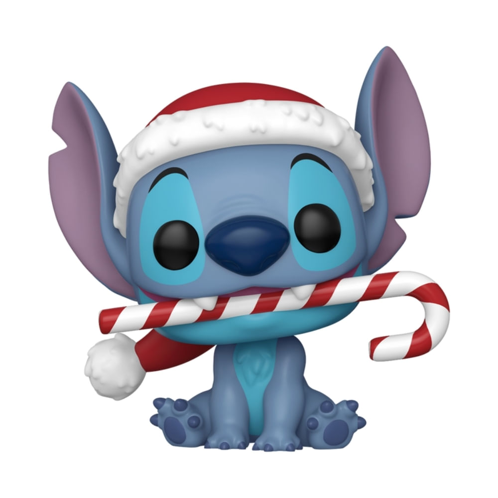 Boneco Funko Pop! Disney Lilo & Stitch - Stitch com Bengala de Doce - Imagem 3