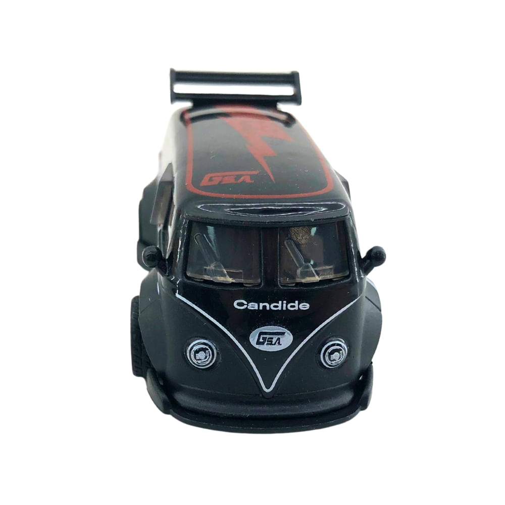 Mini Carrinho Pull Back Garagem S.A. Turbo Aventura - Preta 23 - Imagem 2