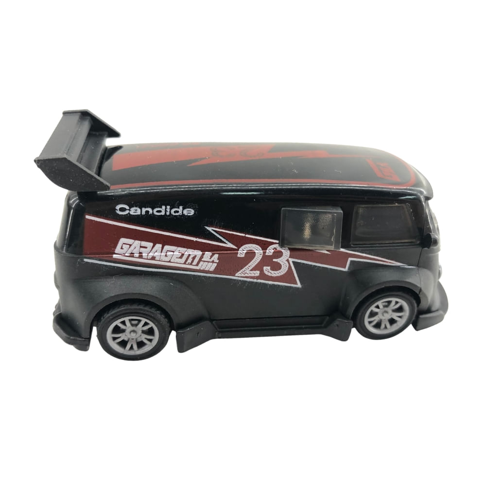 Mini Carrinho Pull Back Garagem S.A. Turbo Aventura - Preta 23 - Imagem 3