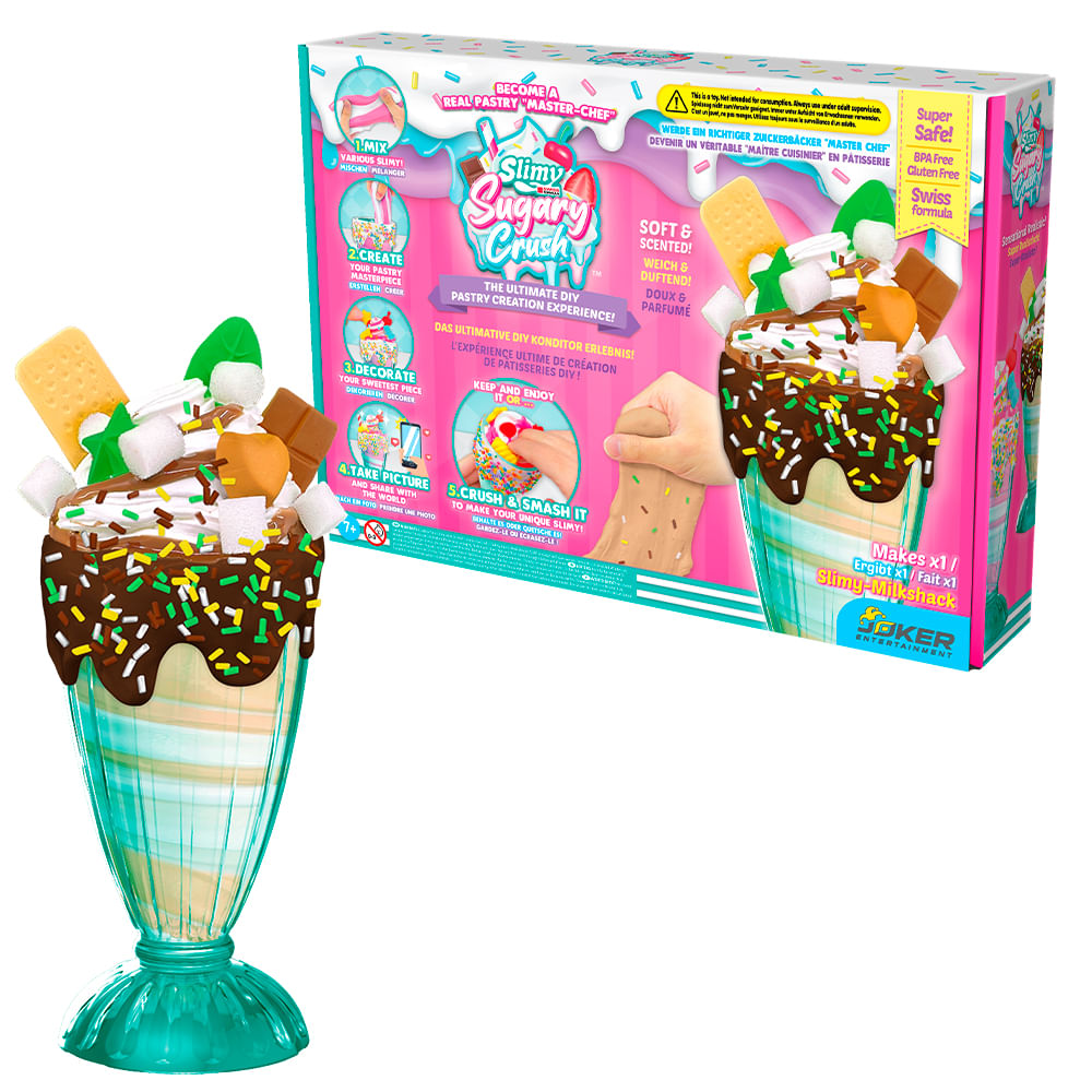 Kit Slime Milkshake Slimy Sugary Crush Ice Cream Chocolate
