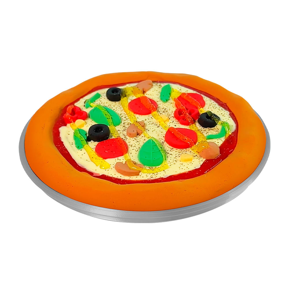 Kit de Slime de Pizza Slimy DIY Street Food Crush - Imagem 2