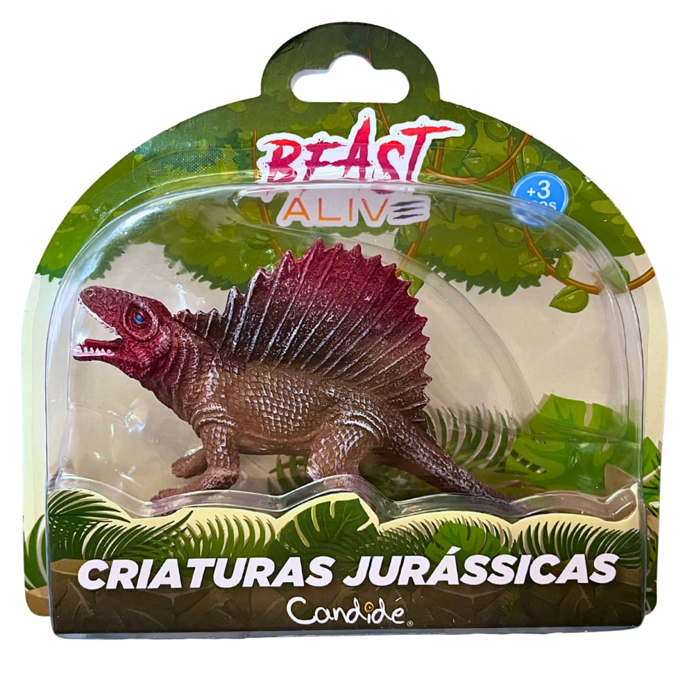 Kit com 5 Dinossauros Beast Alive Criaturas Jurássicas Sortidos - Imagem 2