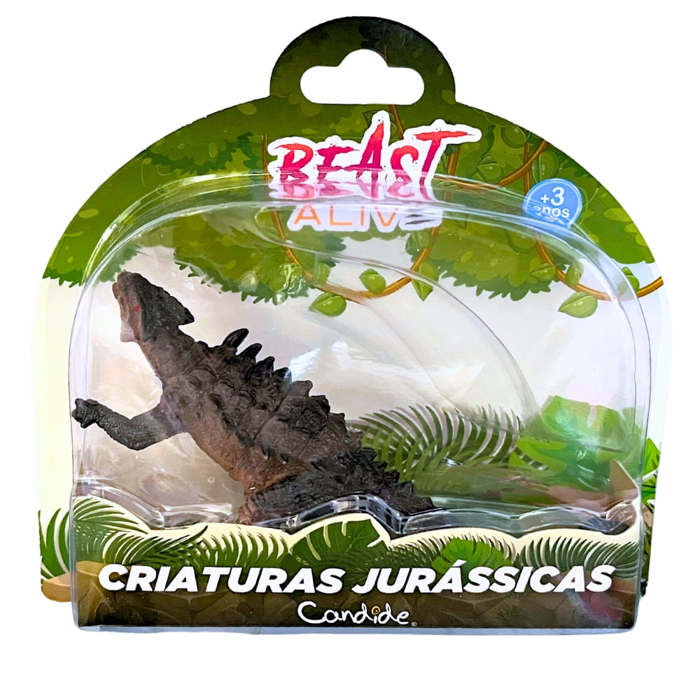 Kit com 5 Dinossauros Beast Alive Criaturas Jurássicas Sortidos - Imagem 3