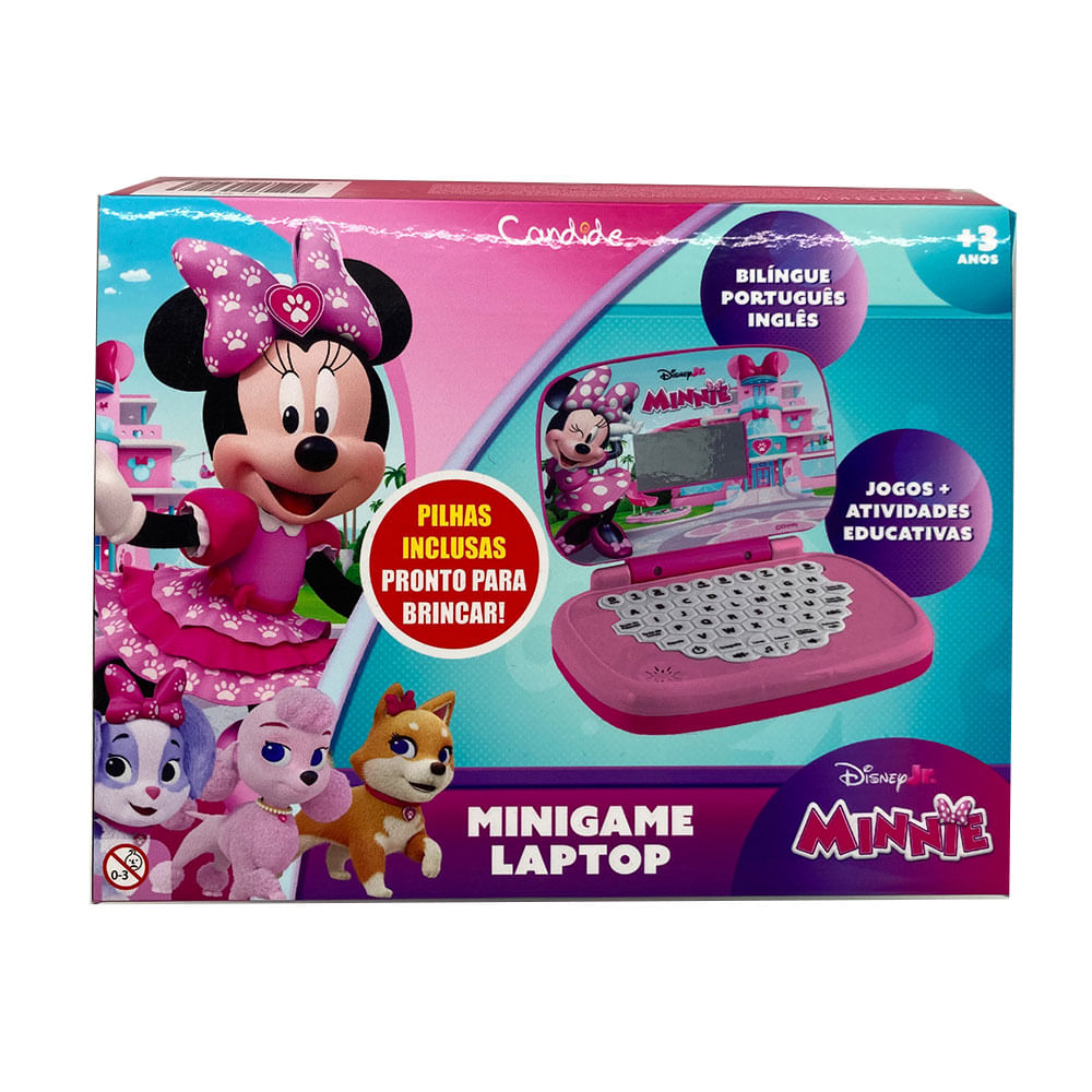 Kit Minnie Laptop Infantil Bilingue+ Veículo Smart Driver Candide - Imagem 5