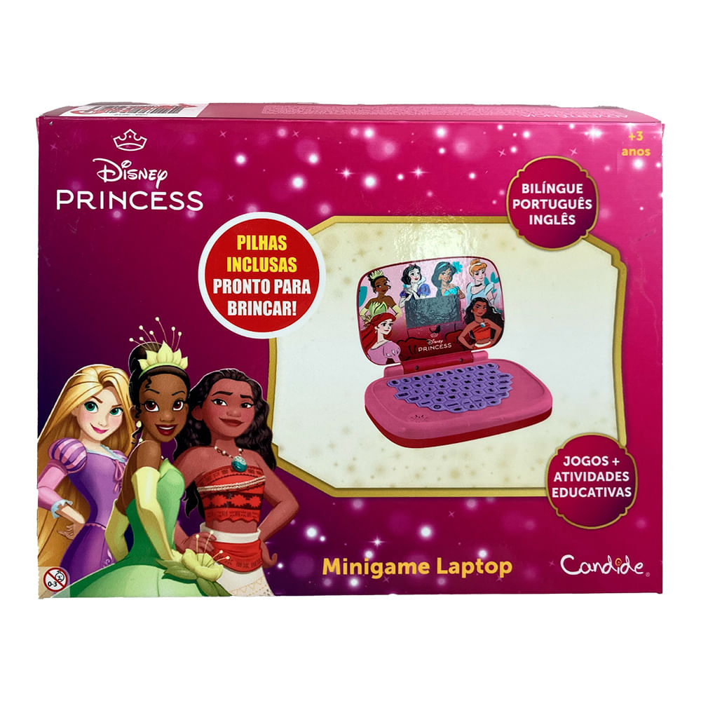 Kit Princesas Laptop Infantil Bilingue+ Veículo Smart Driver Candide - Imagem 4