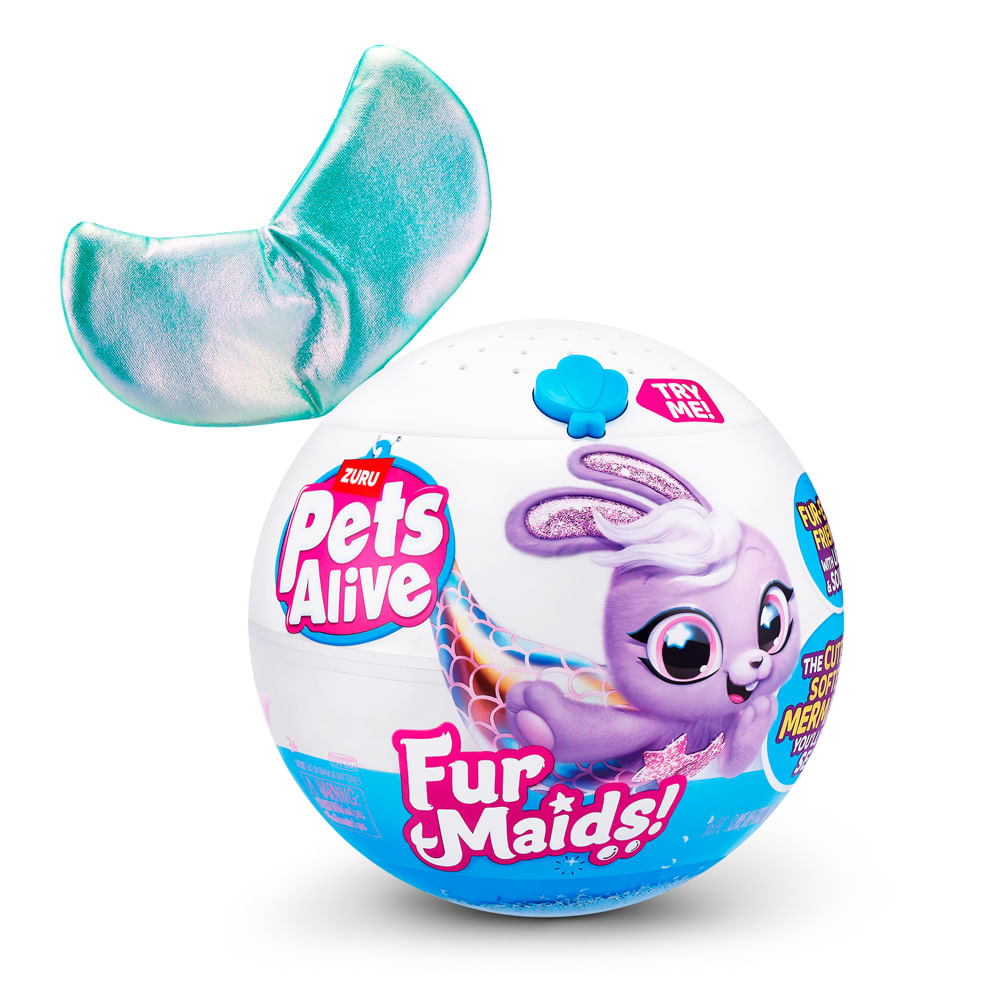 Pelúcia Pets Alive Furmaids - Azul