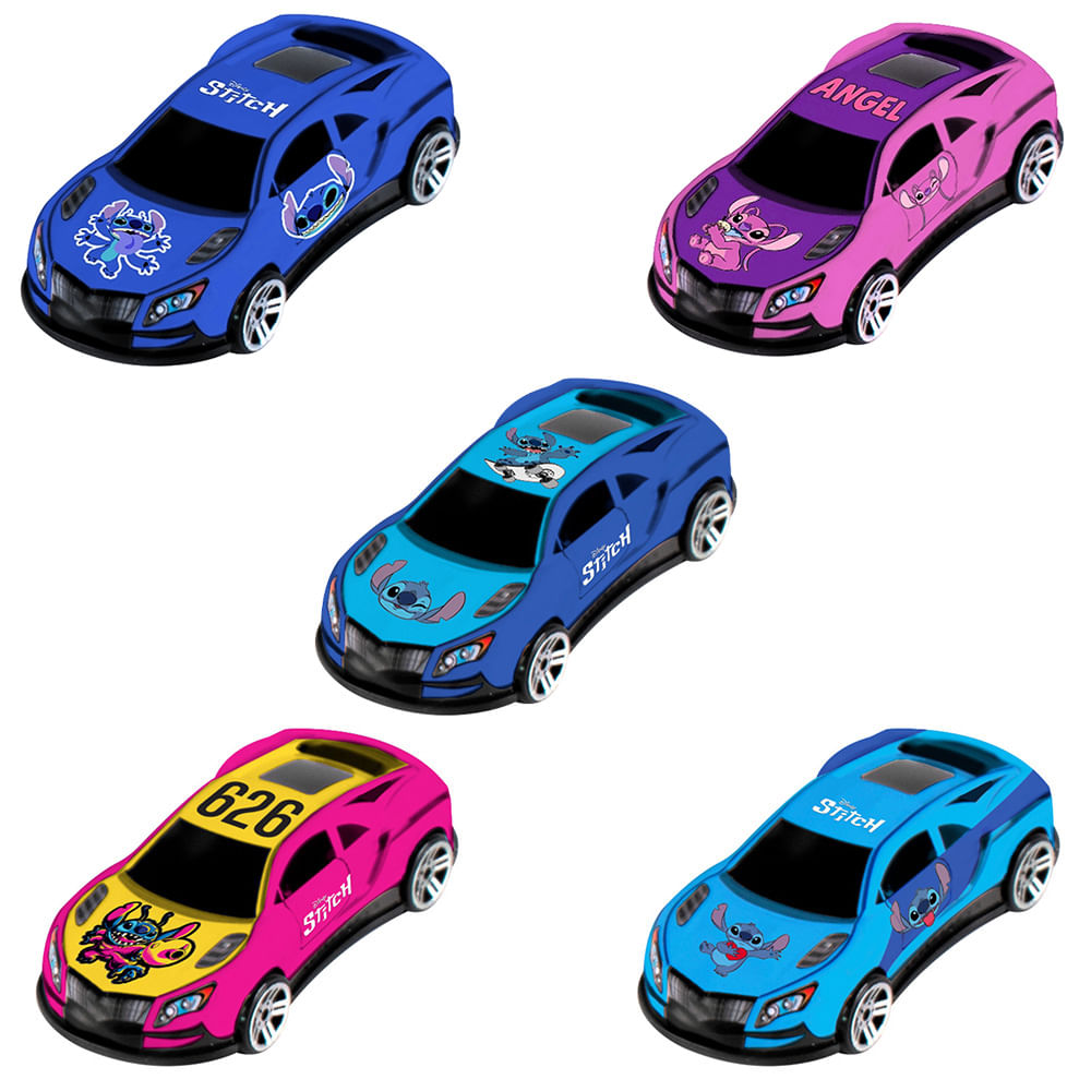 Kit com 5 Mini Carrinhos Pull Back Stitch - Imagem 2