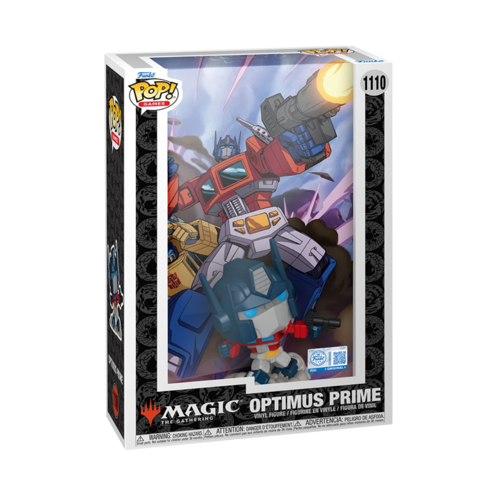 Boneco Funko Pop! Comic Cover Transformers x Magic - Optimus Prime - Imagem 3