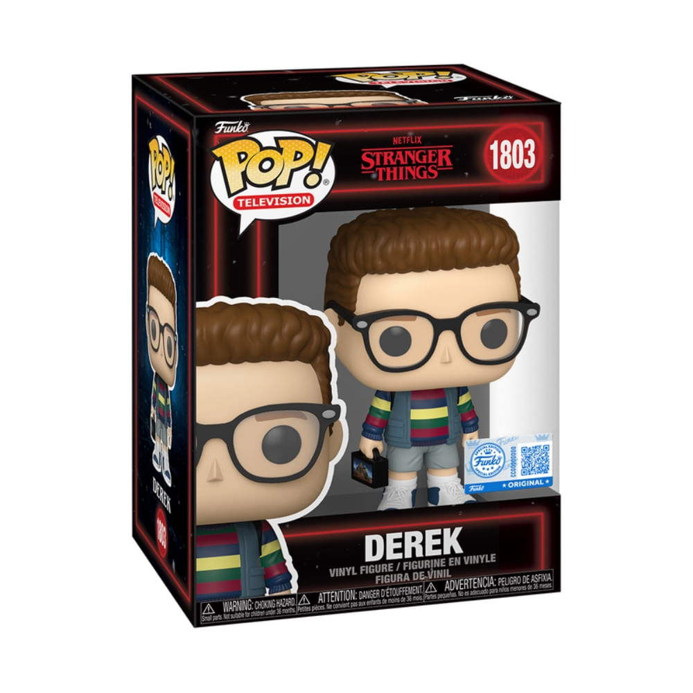 Boneco Funko Pop! Exclusivo Stranger Things T5 - Derek - Imagem 2