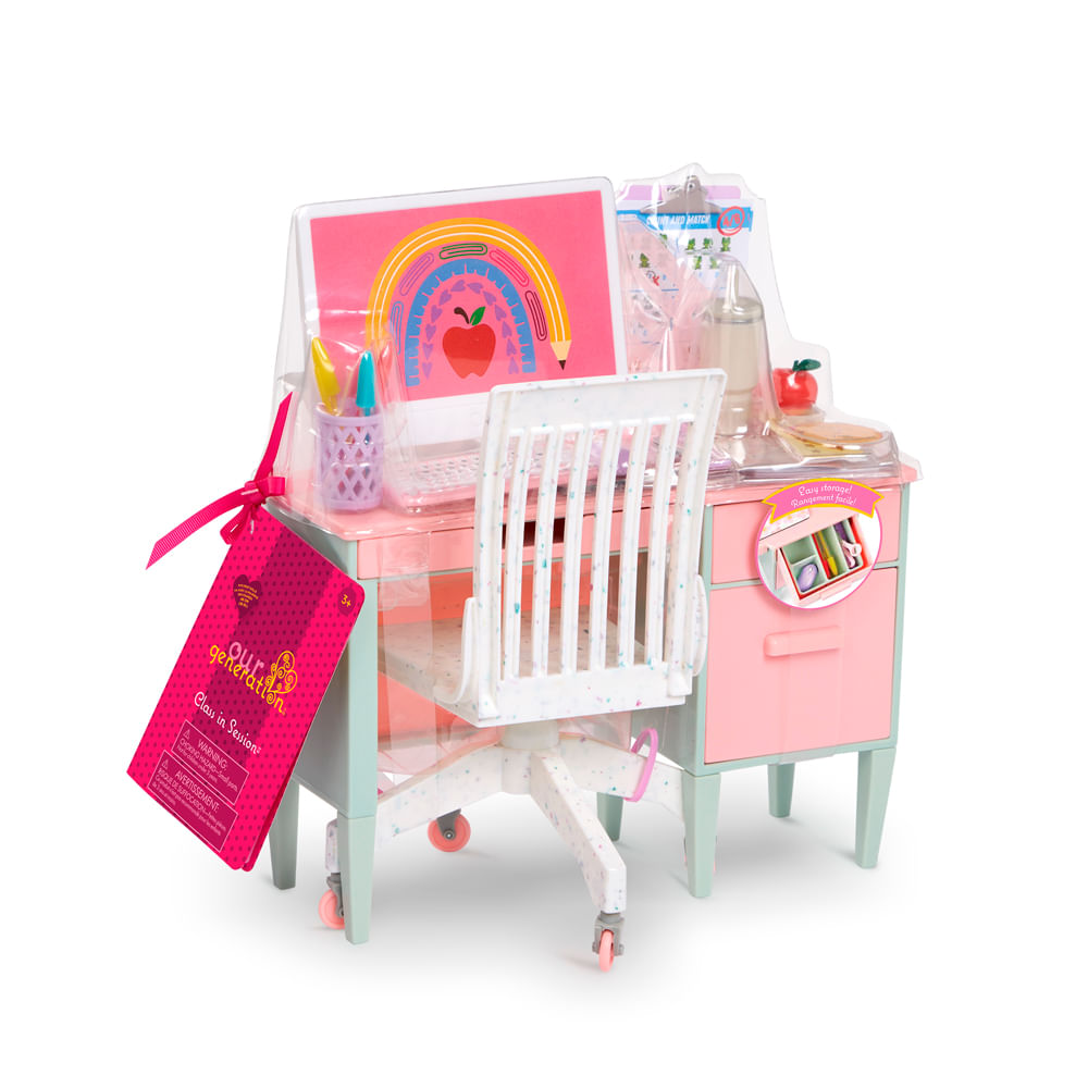 Conjunto de Mesa Escolar Aula Começando Our Generation - Imagem 3