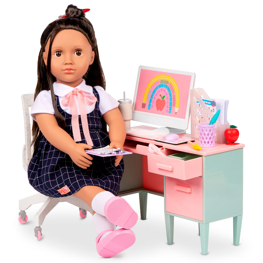 Conjunto de Mesa Escolar Aula Começando Our Generation - Imagem 5