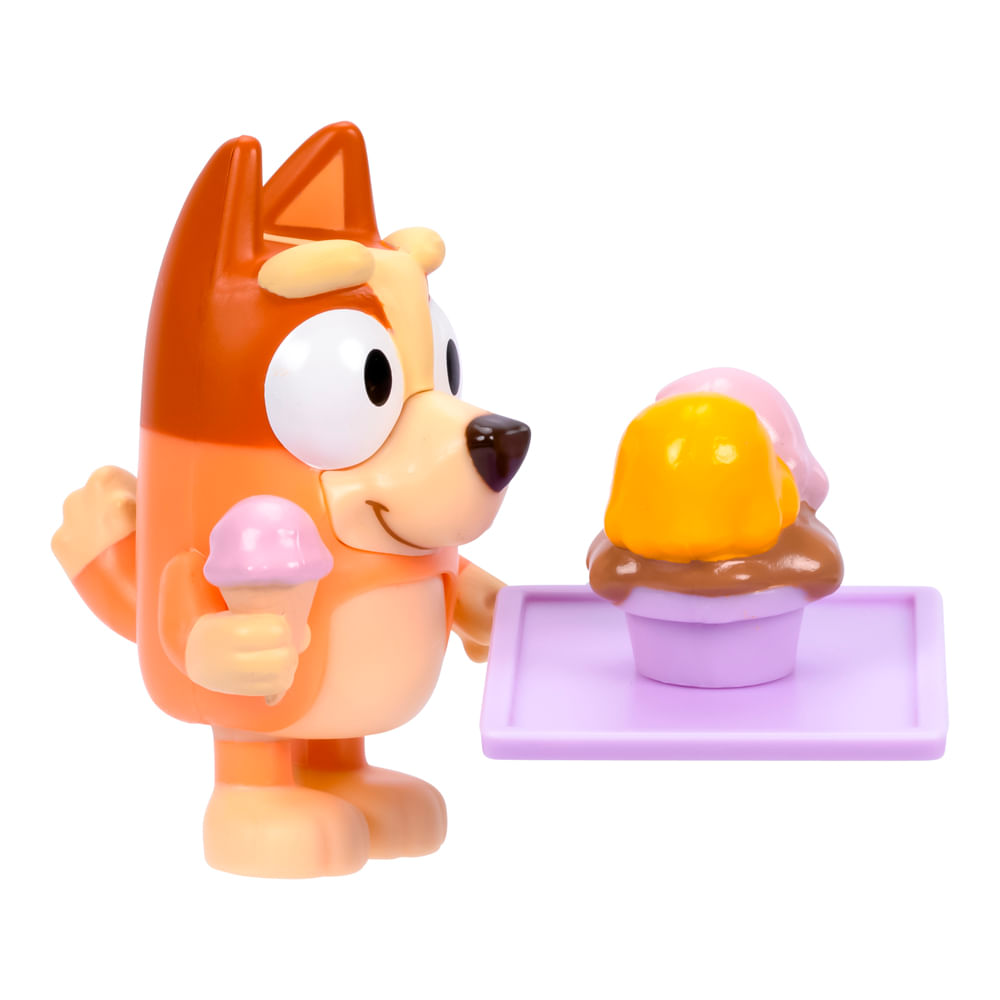 Boneco Colecionável 6cm Bluey - Bingo Com Sorvete - Imagem 3