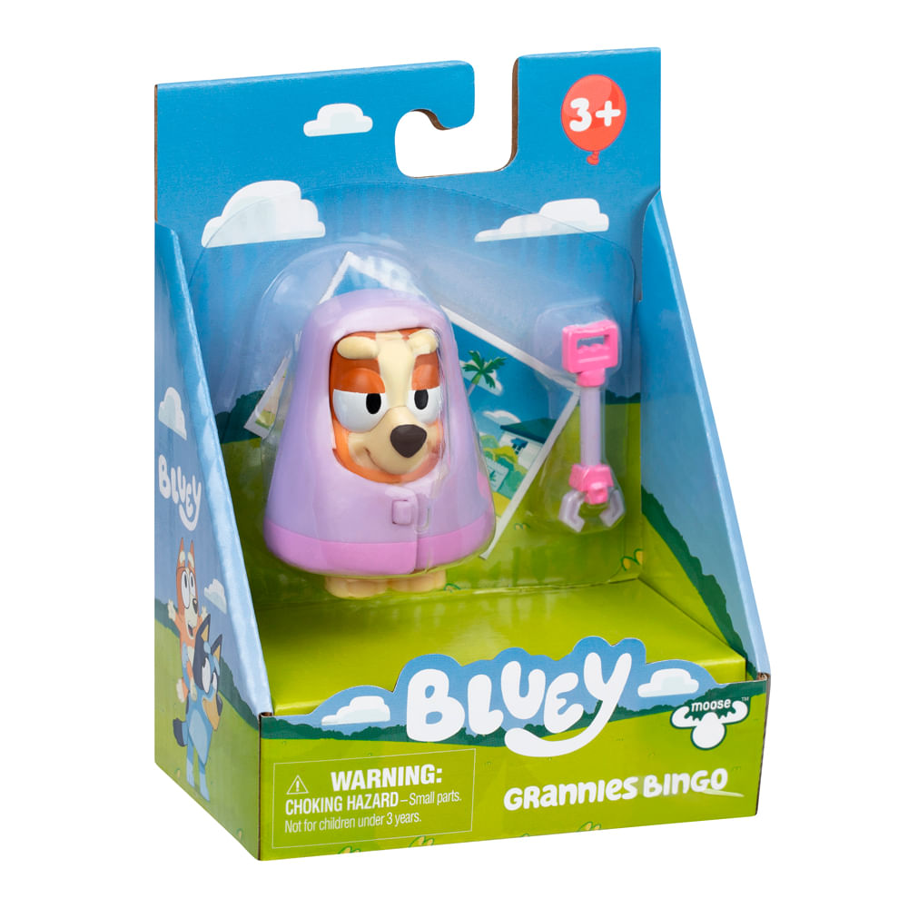 Boneco Colecionável 6cm Bluey - Vovó Bingo - Imagem 2