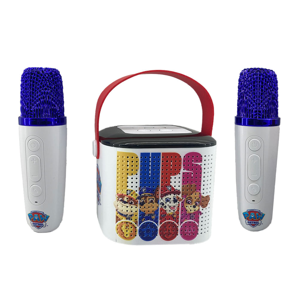Caixa de Som Bluetooth Karaokê Infantil Patrulha Canina - Imagem 3