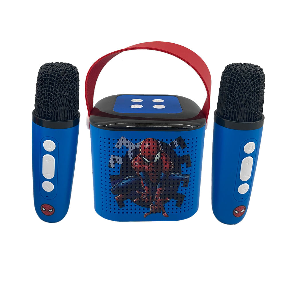 Caixa de Som Bluetooth Karaokê Infantil Homem-Aranha - Imagem 5
