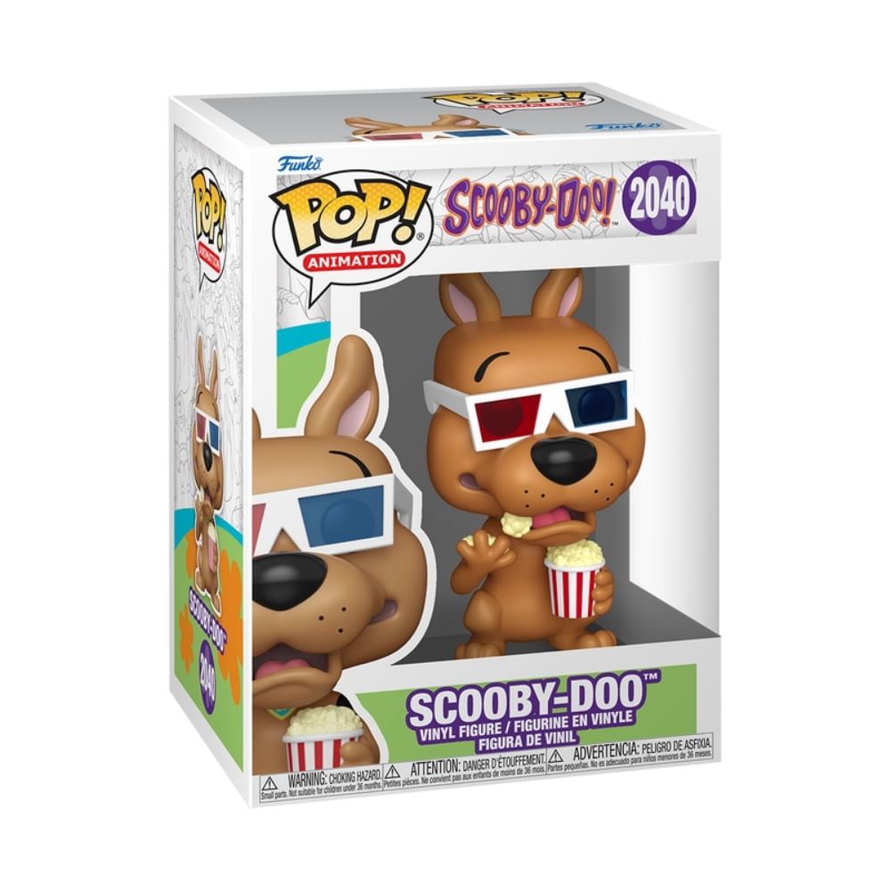Boneco Funko Pop! Scooby Doo - Scooby Doo com Óuclos 3D - Imagem 3