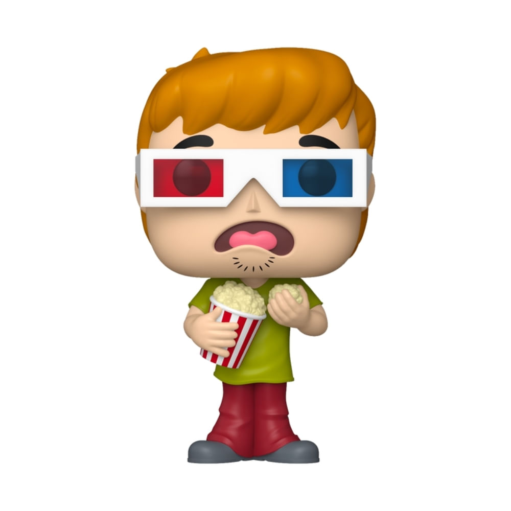 Boneco Funko Pop! Scooby Doo - Salsicha com Óuclos 3D - Imagem 2