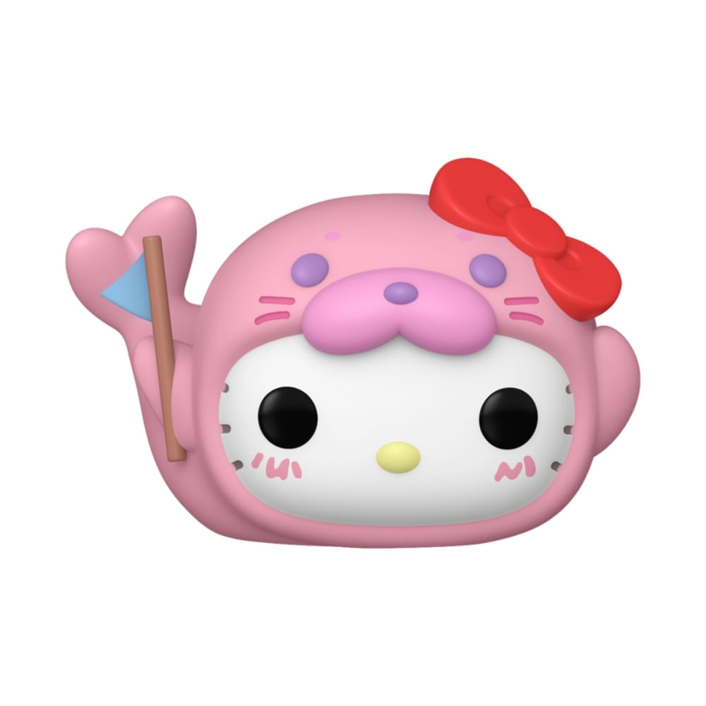 Boneco Funko Pop! Exclusivo Sanrio - Hello Kitty como Foca - Imagem 3