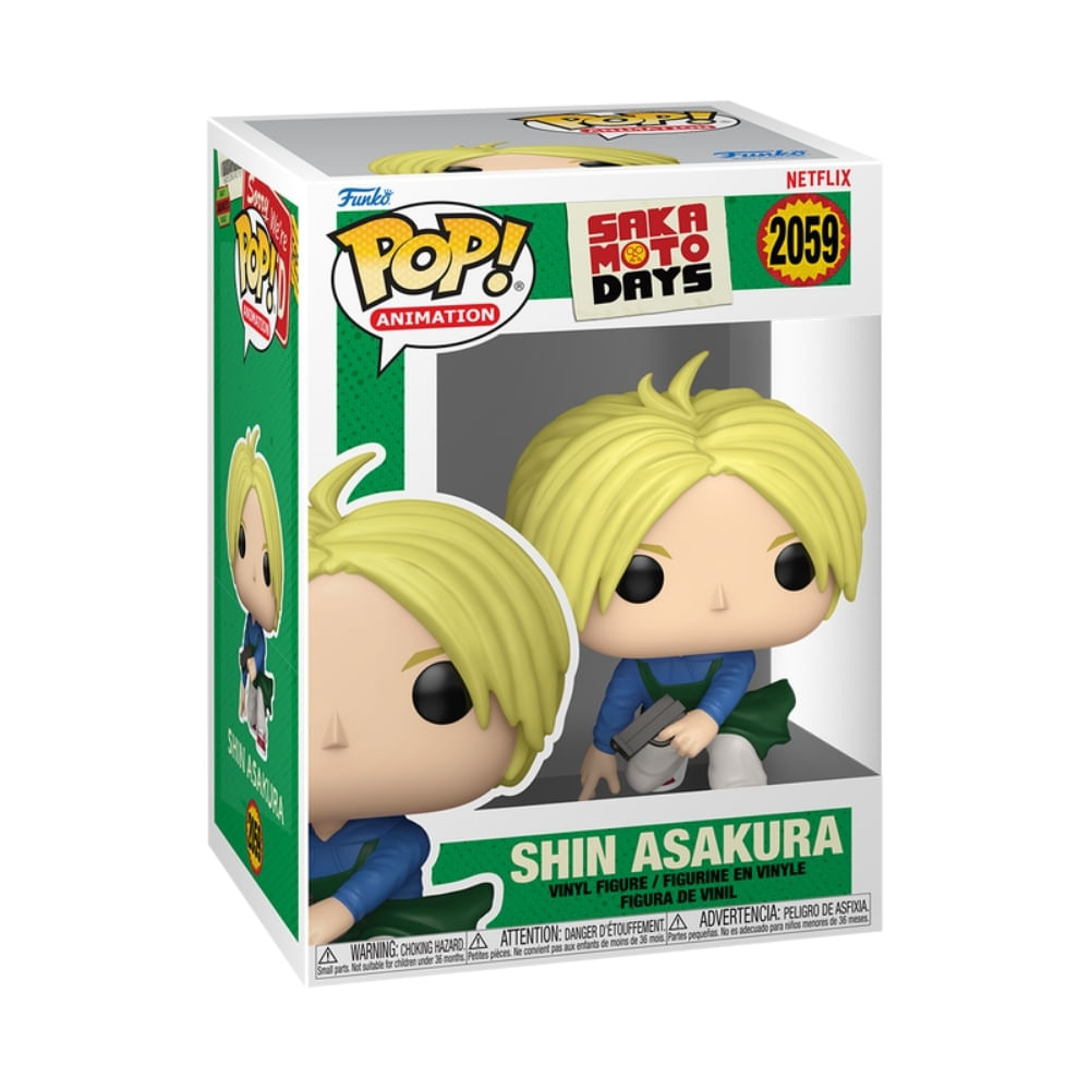 Boneco Funko Pop! Sakamoto Days - Shin Asakura - Imagem 2