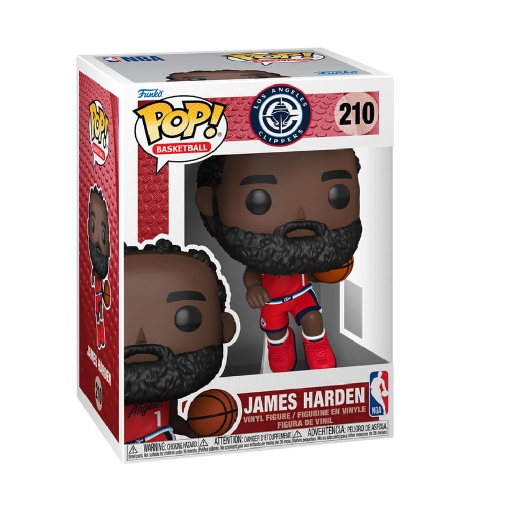 Boneco Funko Pop! NBA Clippers - James Harden - Imagem 3