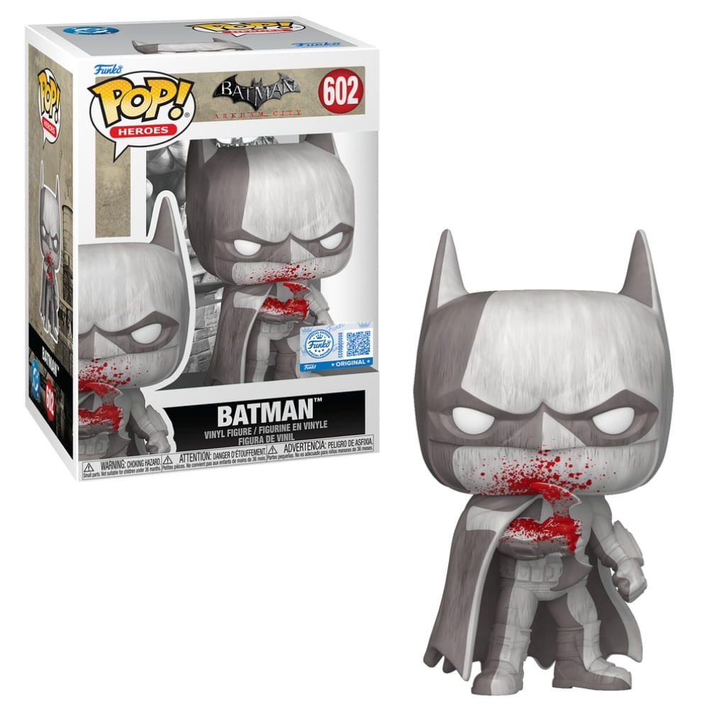 Boneco Funko Pop! Exclusivo DC Comics Arkham City - Batman