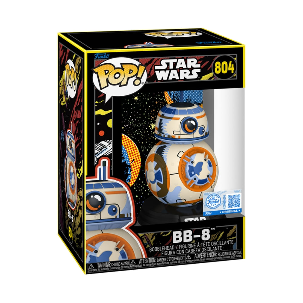 Boneco Funko Pop! Exclusivo Star Wars - BB-8 (Retro) - Imagem 2