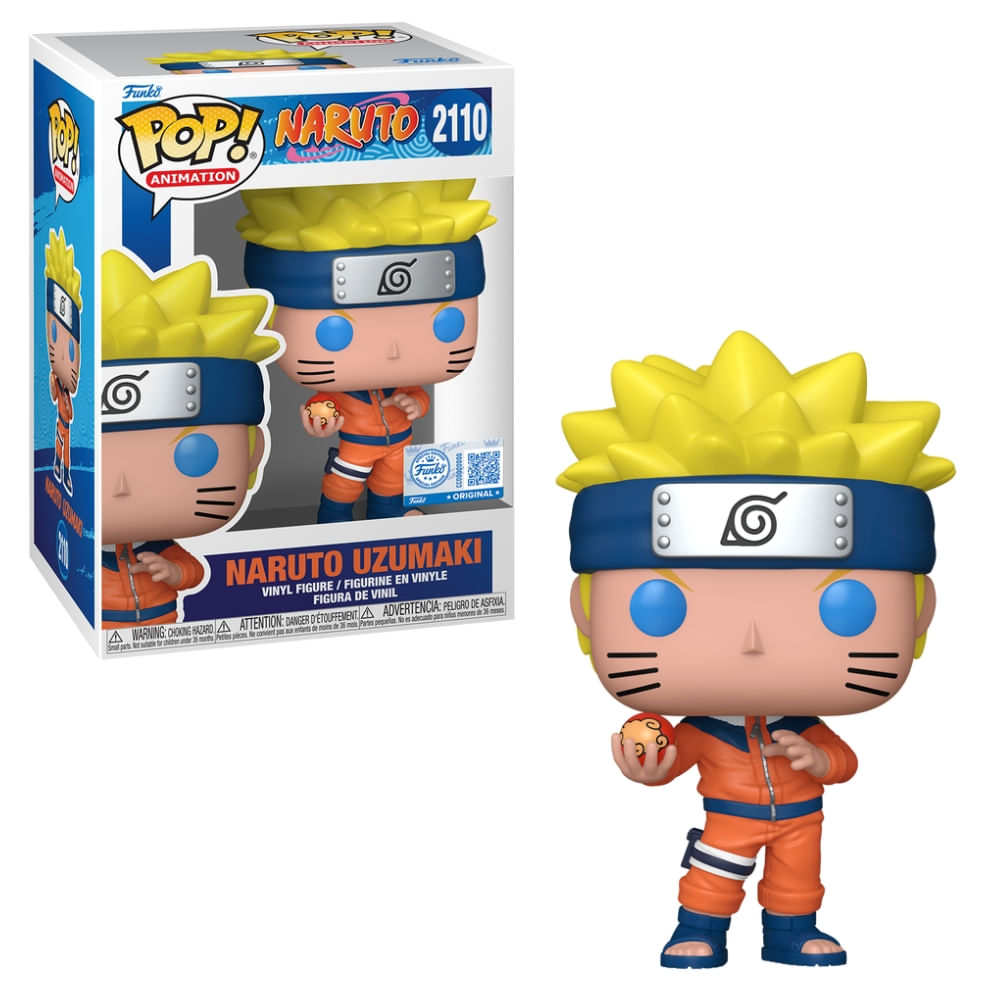 Boneco Funko Pop! Naruto Shippuden Naruto com Balão de Água