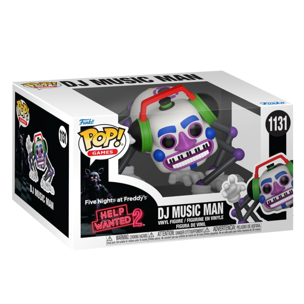 Boneco Funko Pop Five Nights At Freddy's 2 DJ Music Man - Imagem 3