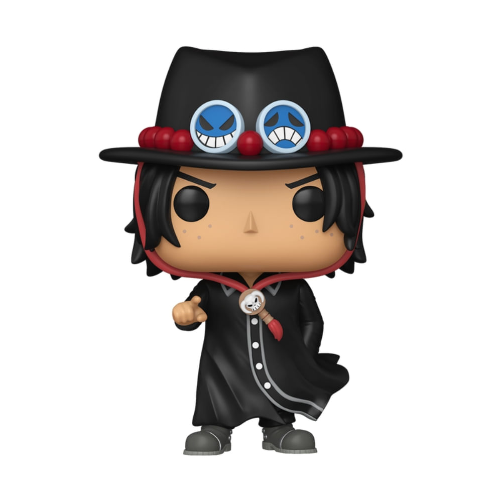 Boneco Funko Pop Exclusivo One Piece Portgas D Ace de Casaco - Imagem 3