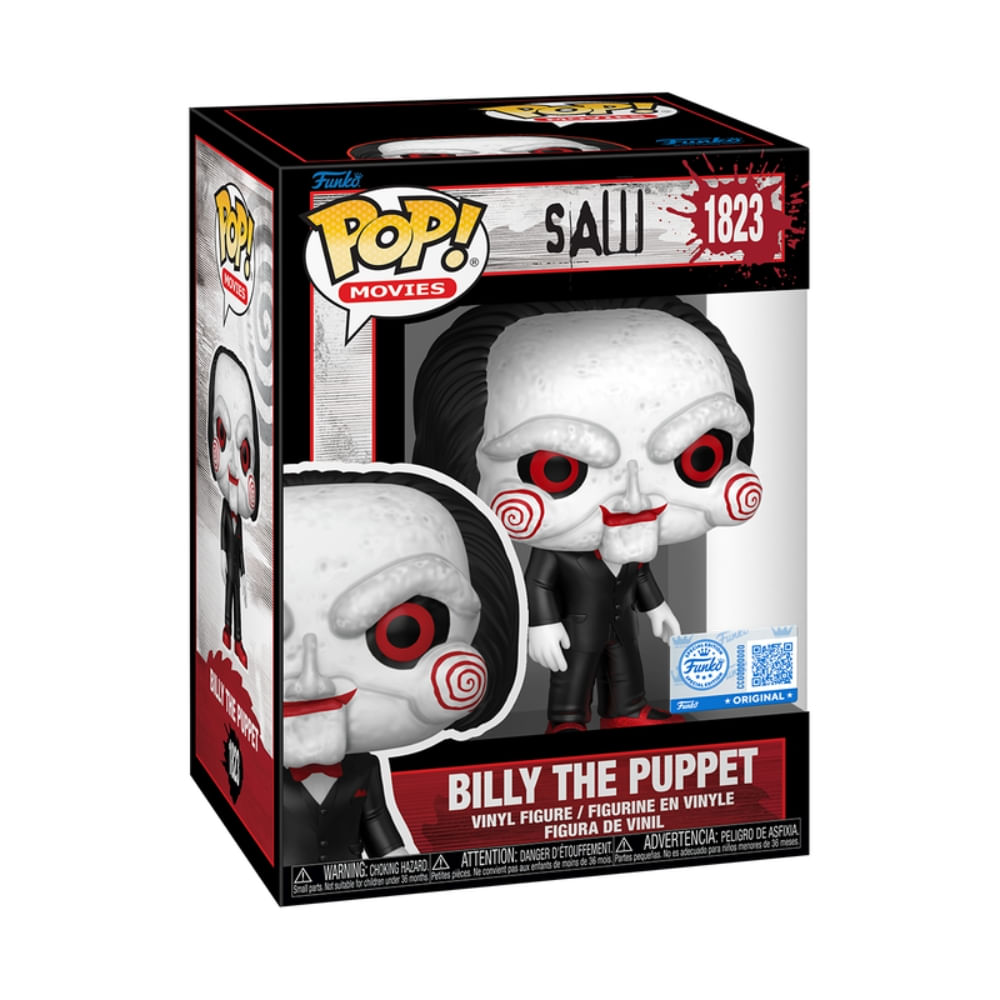 Boneco Funko Pop! Exclusivo Jogos Mortais - Boneco Billy - Imagem 3
