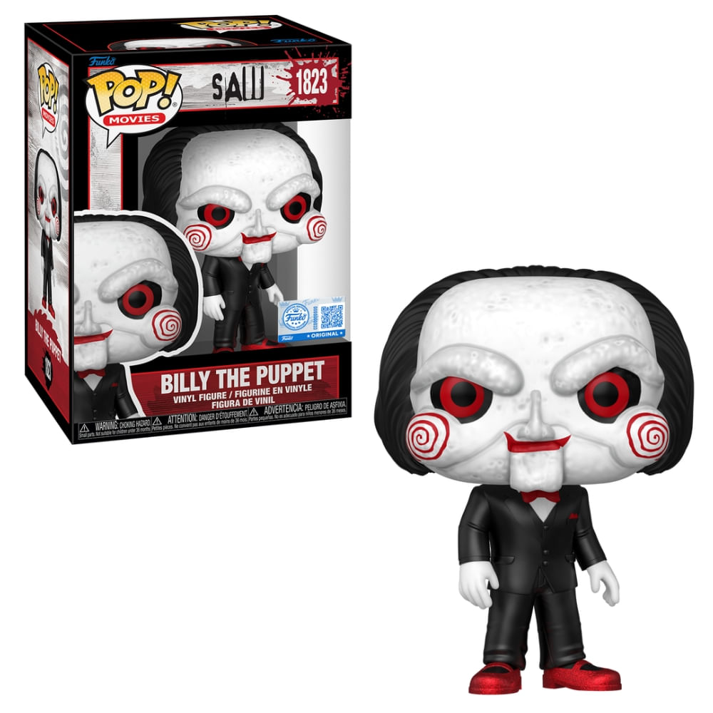 Boneco Funko Pop! Exclusivo Jogos Mortais - Boneco Billy