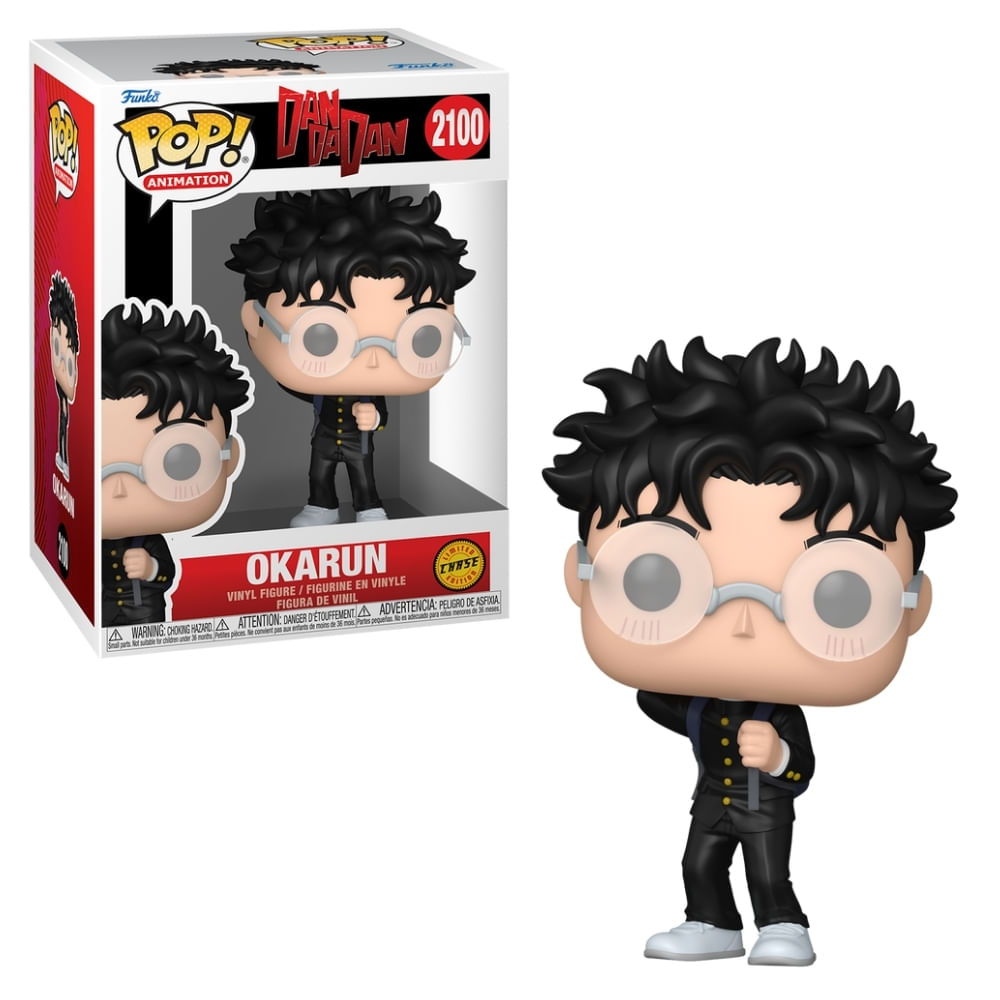 Boneco Funko Pop! DAN DA DAN - Okarun com Chase