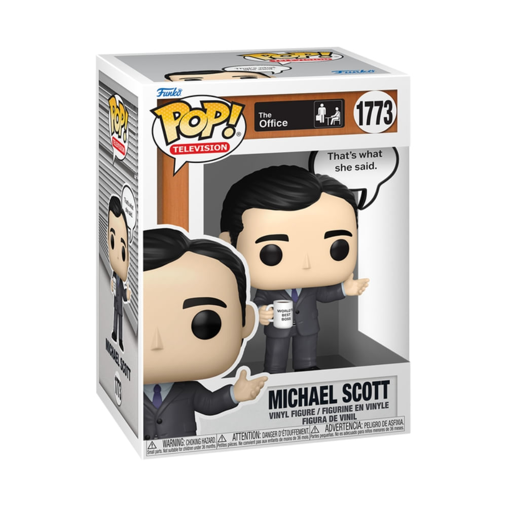 Boneco Funko Pop! Sayings The Office - Michael - Imagem 2