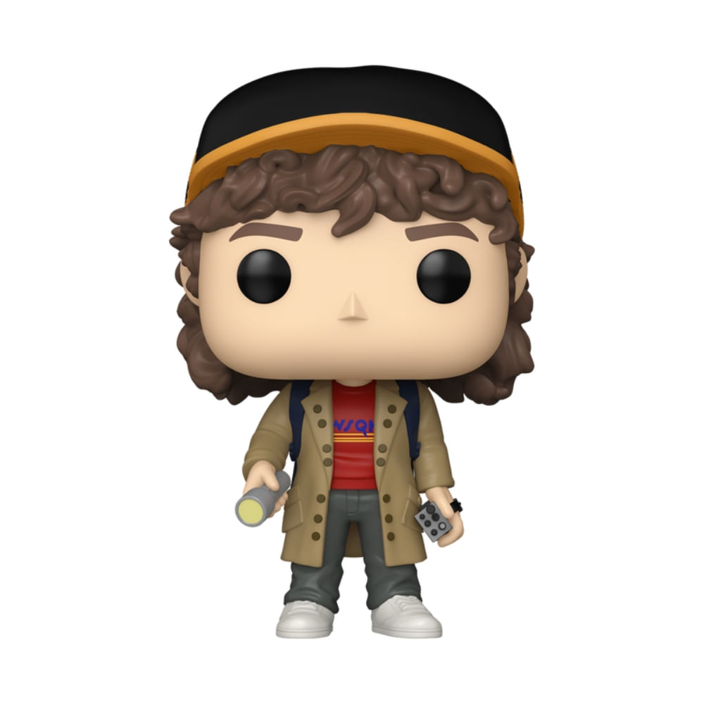 Boneco Funko Pop! Ex. Stranger Things T5 Dustin c Lanterna - Imagem 3