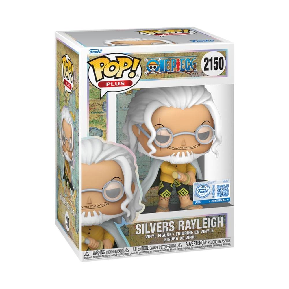 Boneco Funko Pop! Plus One Piece Silvers Rayliegh com Chase - Imagem 4