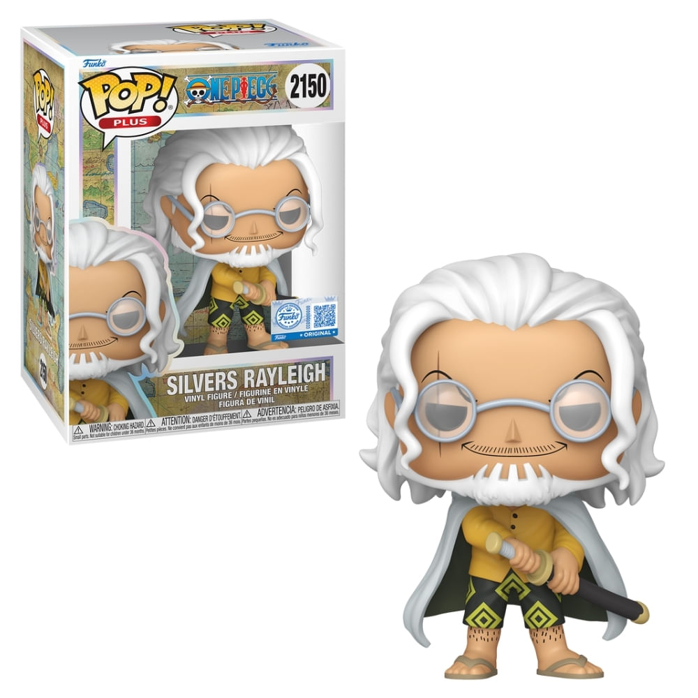 Boneco Funko Pop! Plus One Piece Silvers Rayliegh com Chase - Imagem 6