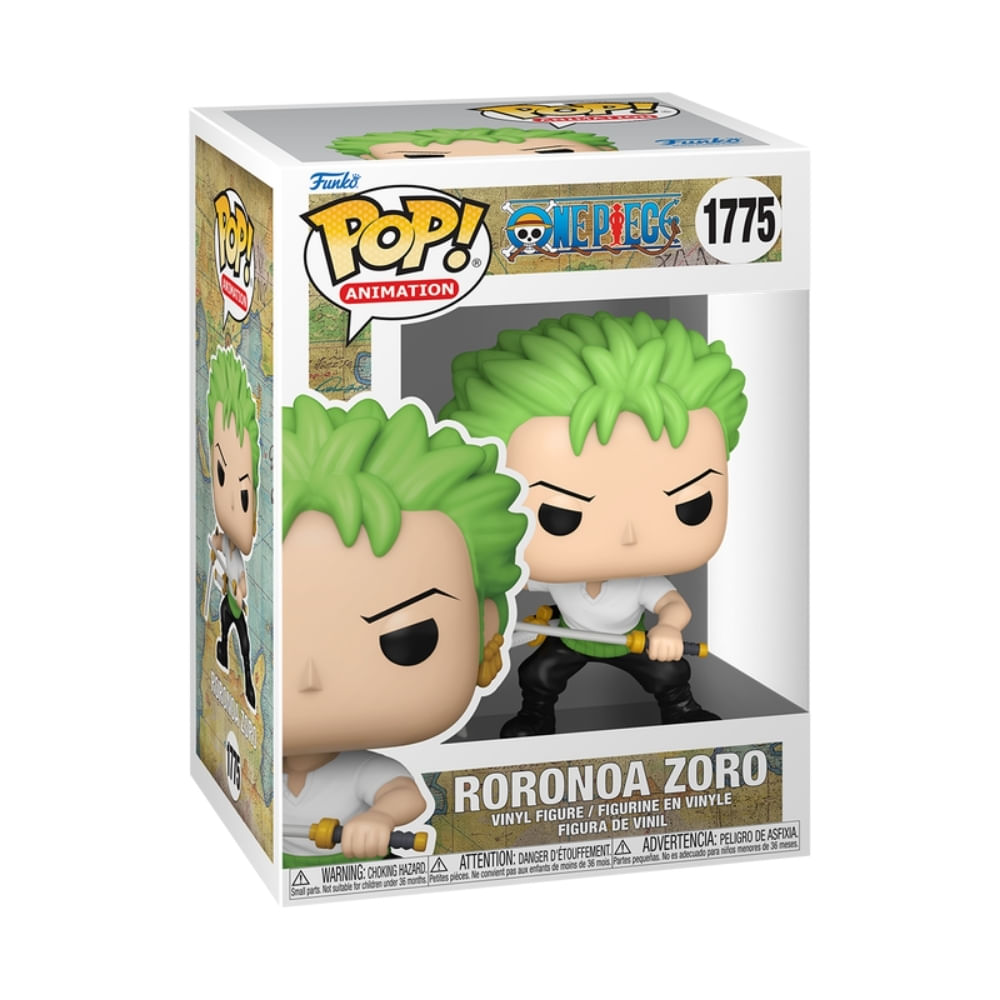 Boneco Funko Pop! One Piece - Zoro com Duas Espadas com Chase - Imagem 3