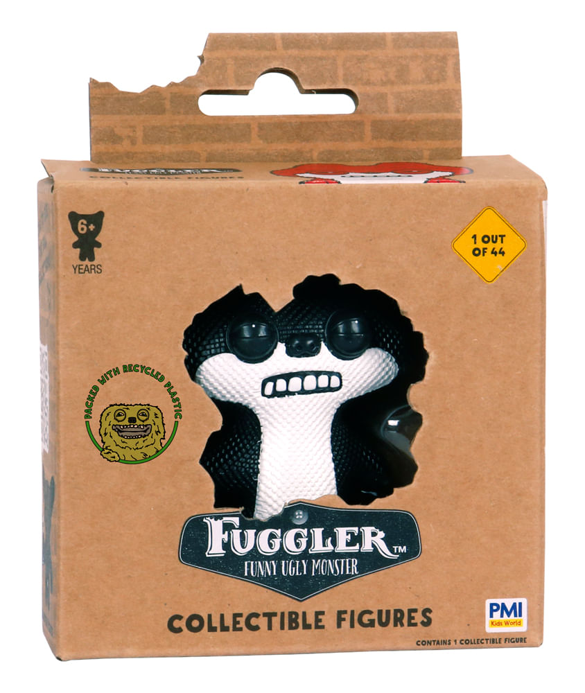 Mini Boneco Colecionável Fuggler 6cm - Suspicious Fox Preto - Imagem 3