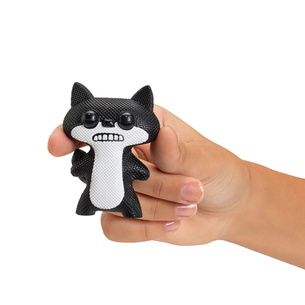 Mini Boneco Colecionável Fuggler 6cm - Suspicious Fox Preto - Imagem 5