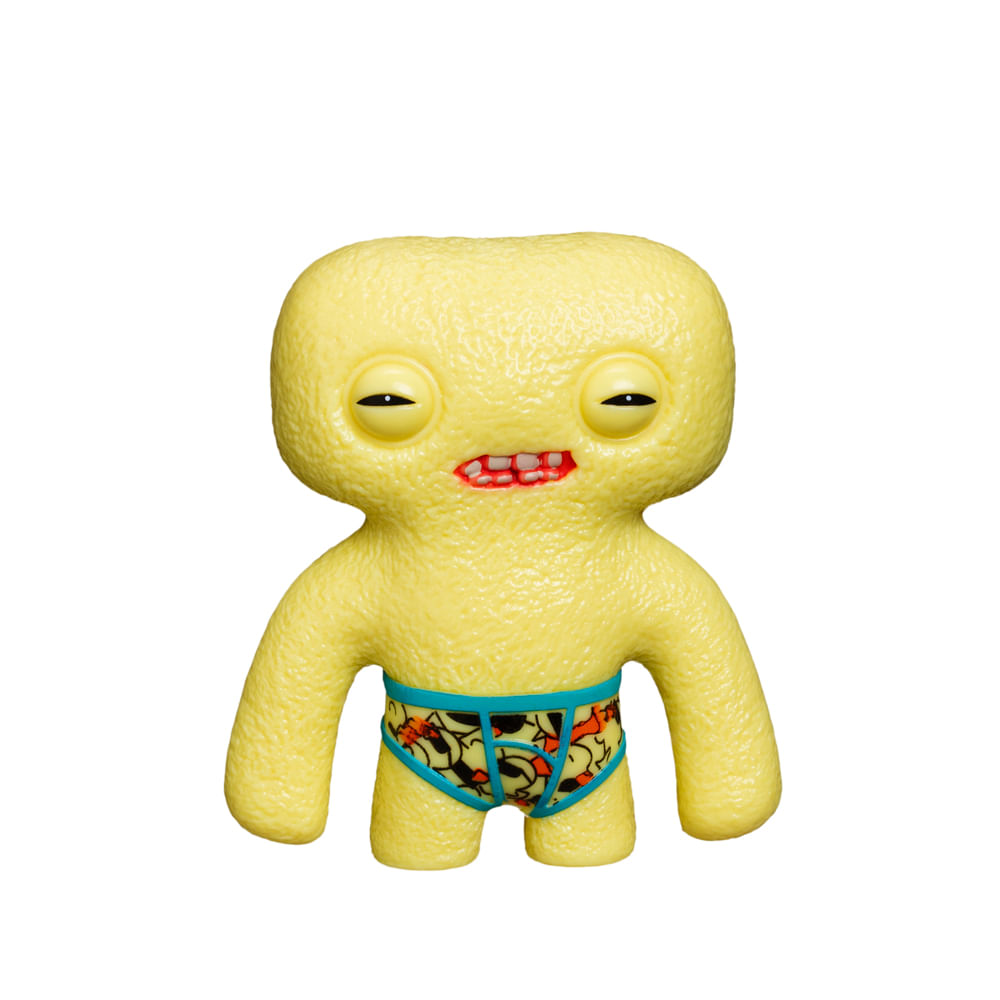 Mini Boneco Colecionável Fuggler 6cm - Squidge Amarelo