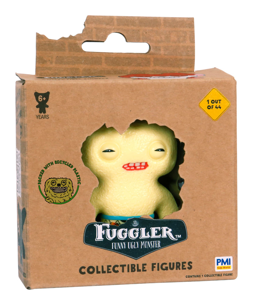 Mini Boneco Colecionável Fuggler 6cm - Squidge Amarelo - Imagem 5