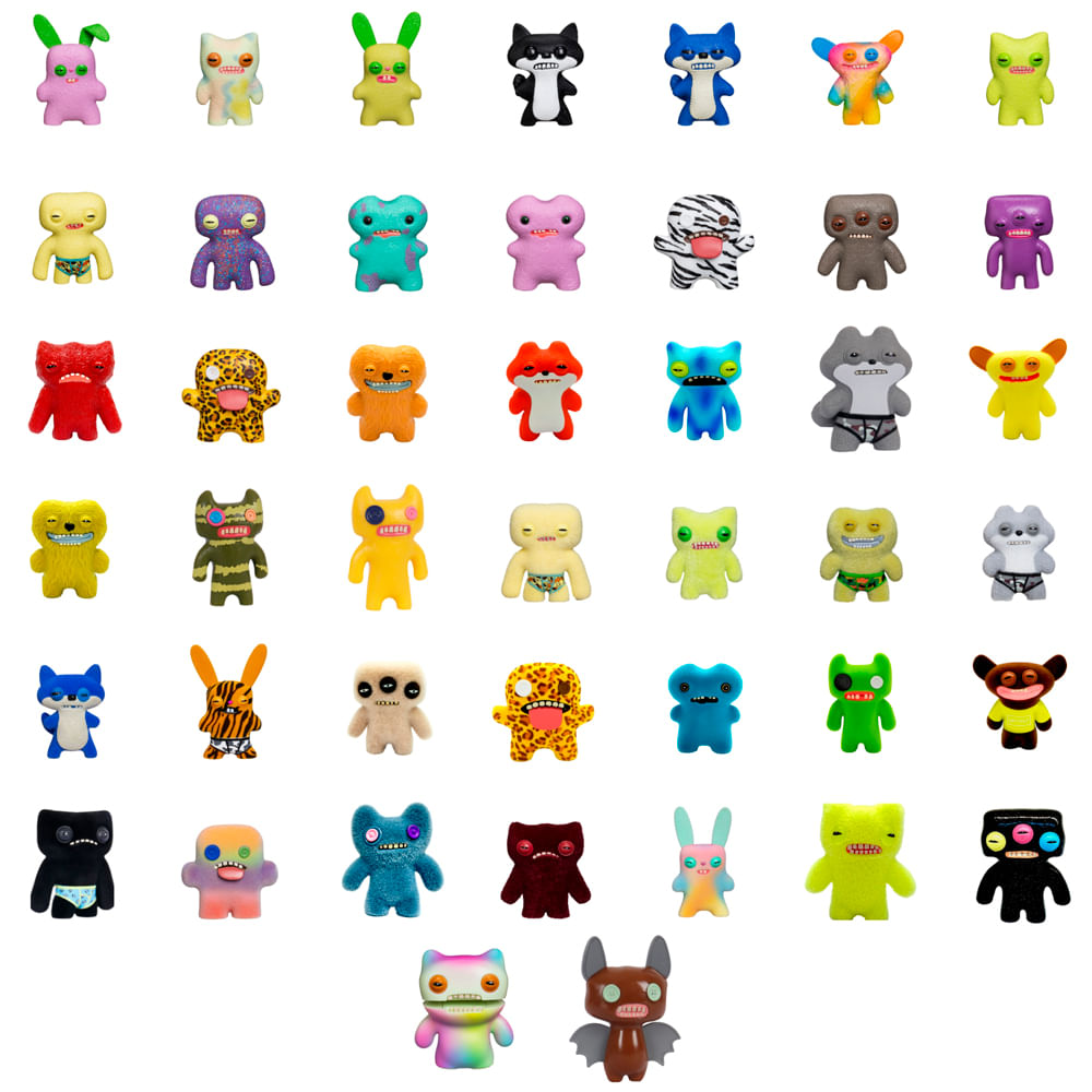 Mini Boneco Colecionável Fuggler 6cm - Gaptooth Mcgoo Azul - Imagem 3