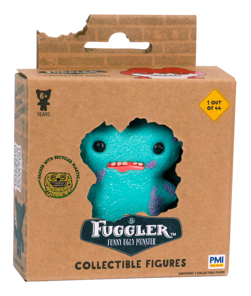 Mini Boneco Colecionável Fuggler 6cm - Gaptooth Mcgoo Azul - Imagem 4