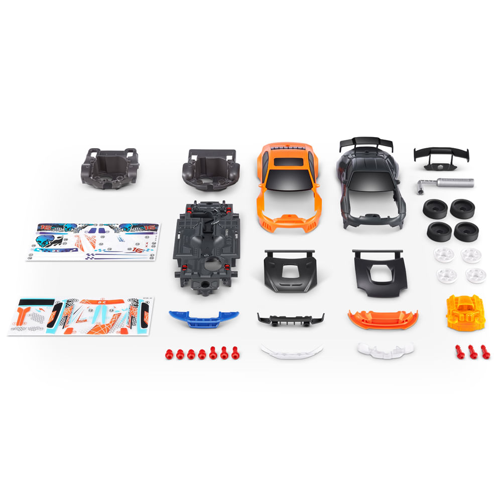 Capacete Surpresa Metal Machines Speed Hero 20 peças, Cinza - Imagem 11