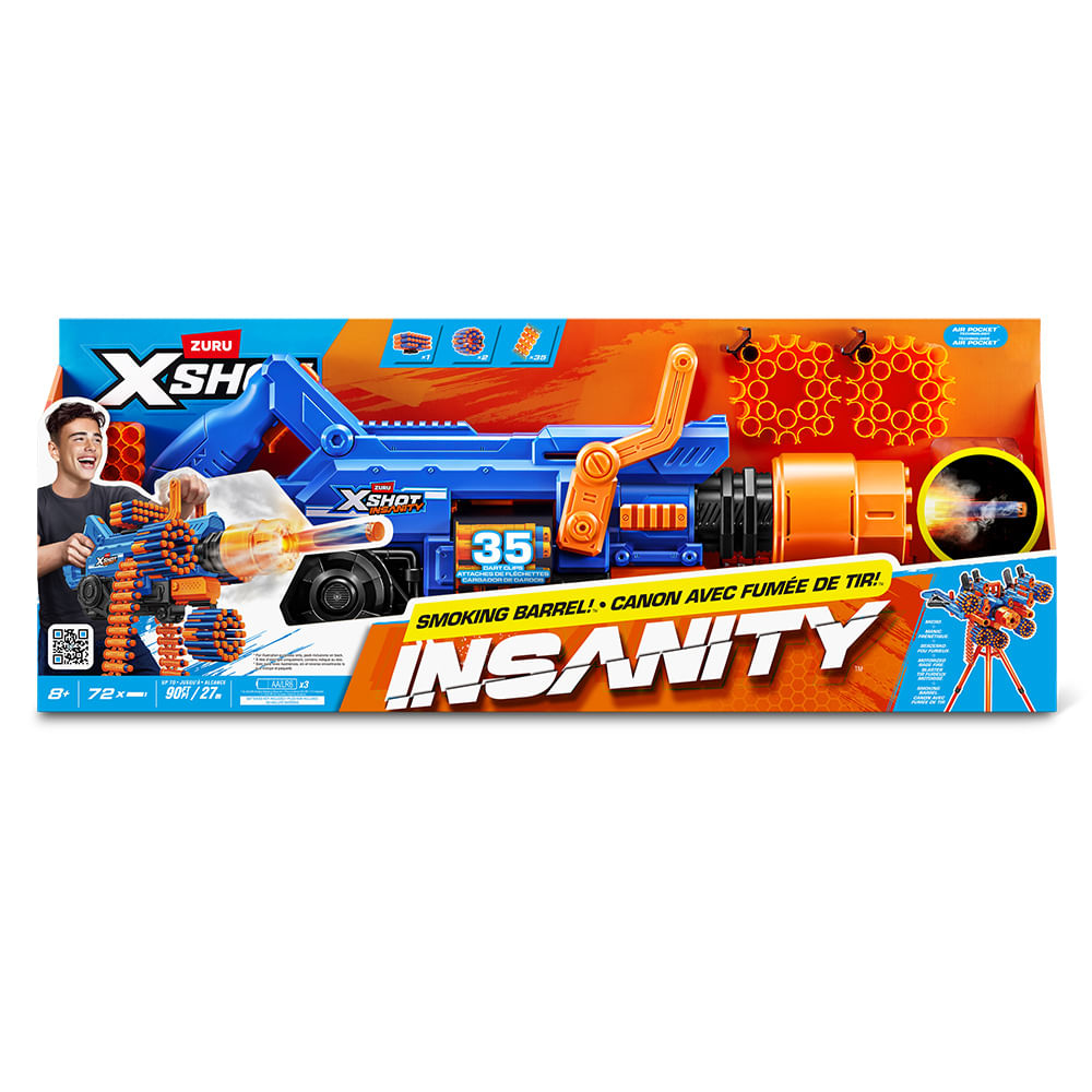 Lançador de Dardos X-Shot Insanity Smoking Barrel - Imagem 6