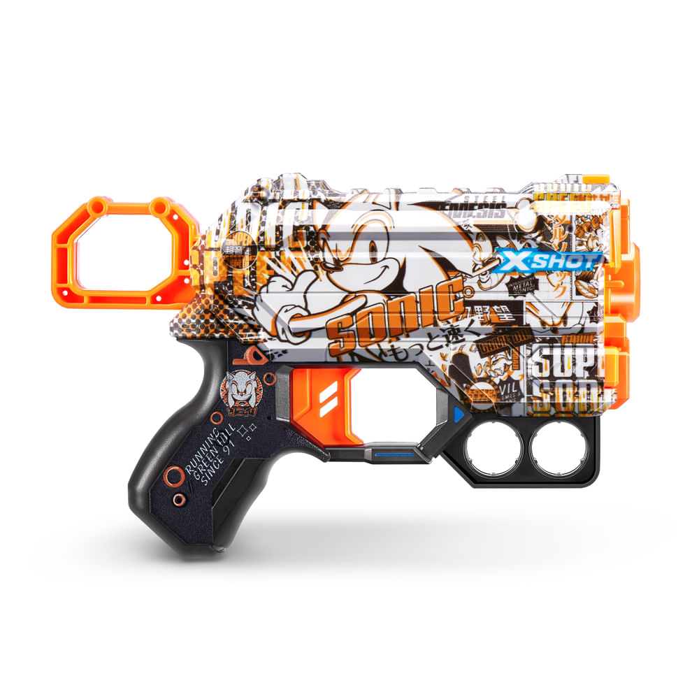 Lançador de dardos X-Shot, Skins Menace Sonic, Retro - Imagem 3