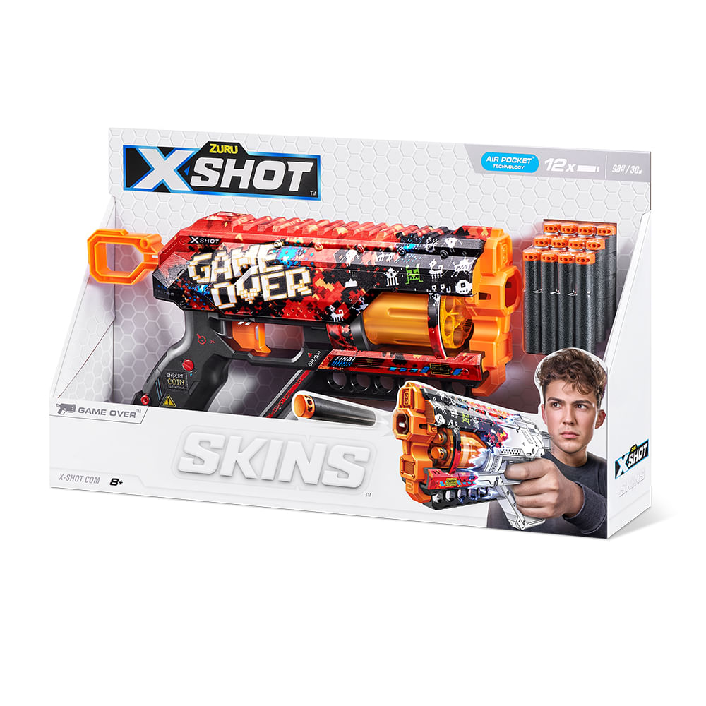 Lançador de Dardos X-Shot - Skins Griefer - Game Over - Imagem 2
