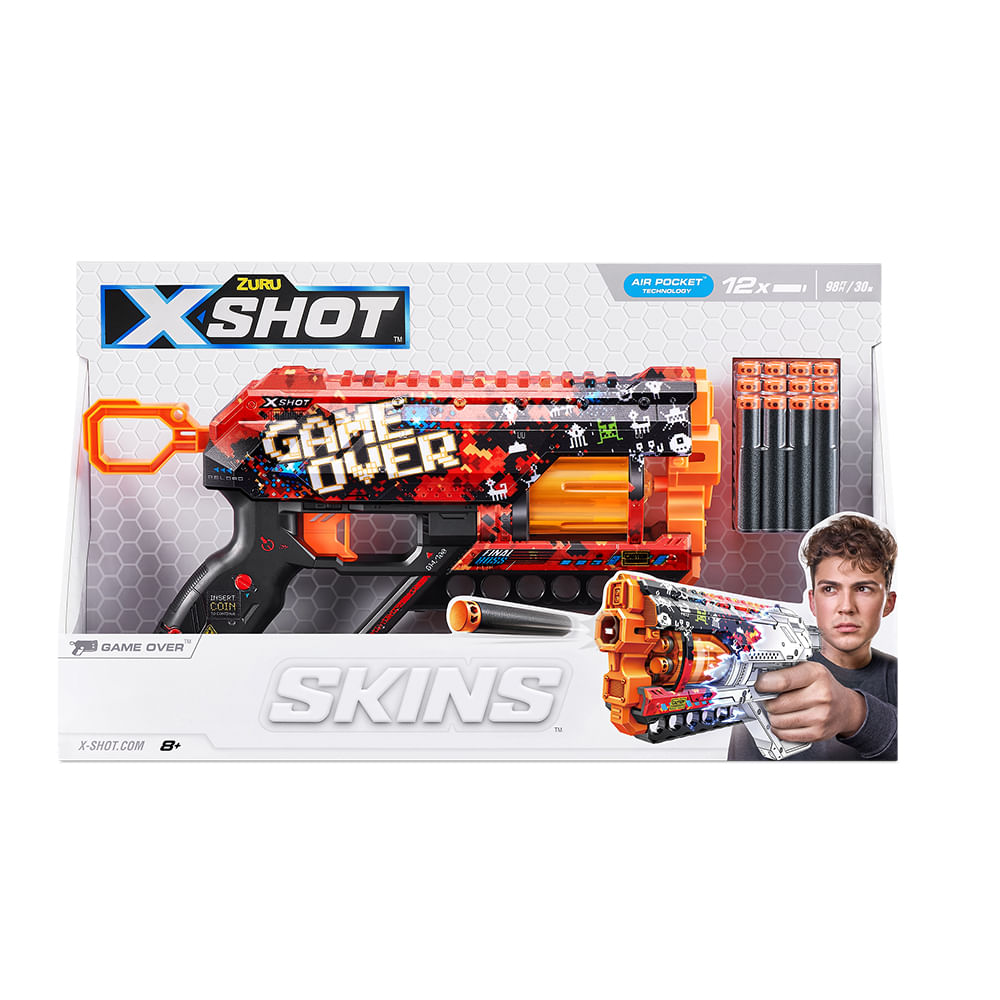 Lançador de Dardos X-Shot - Skins Griefer - Game Over - Imagem 4