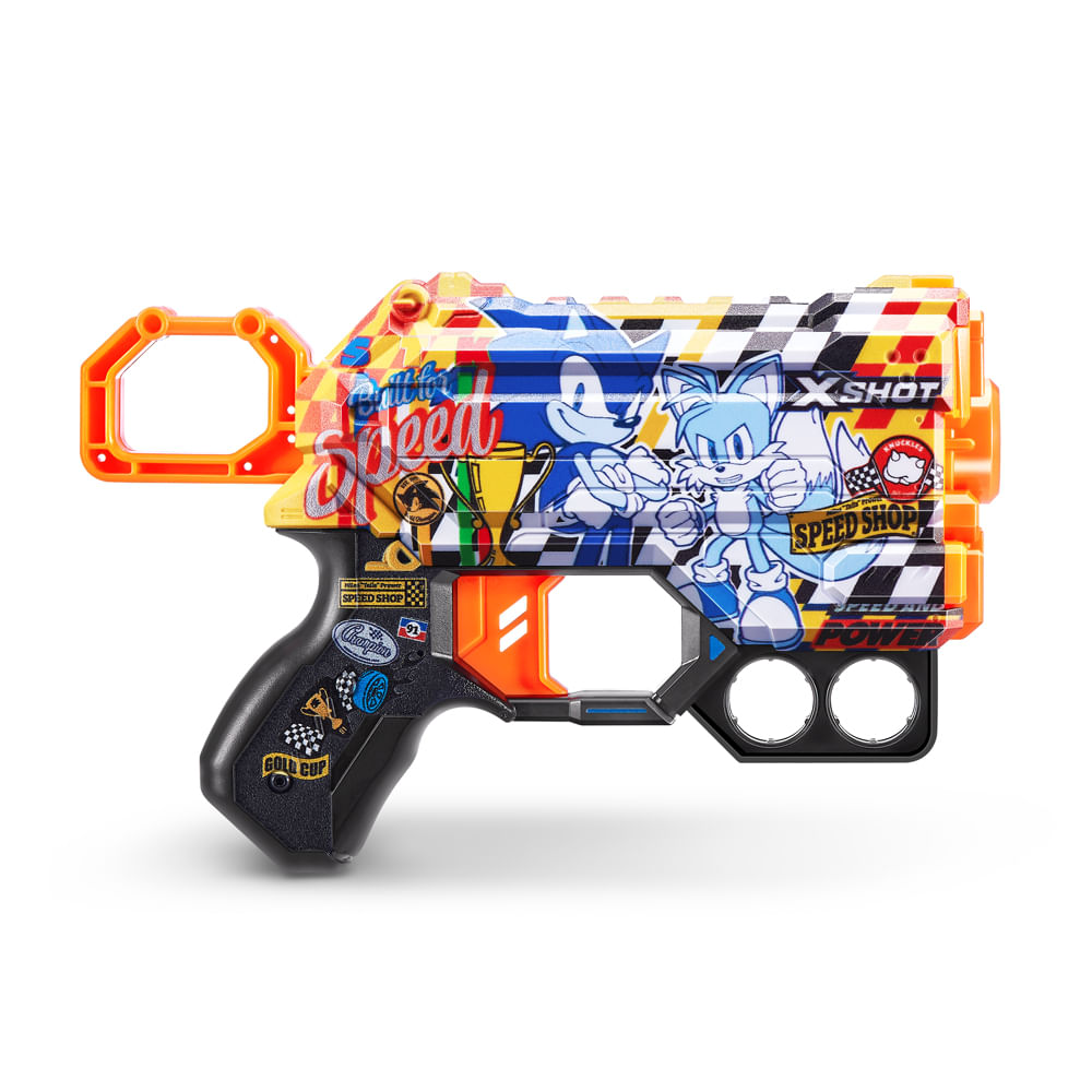 Lançador de dardos X-Shot, Skins Menace Sonic, Super Speed - Imagem 4
