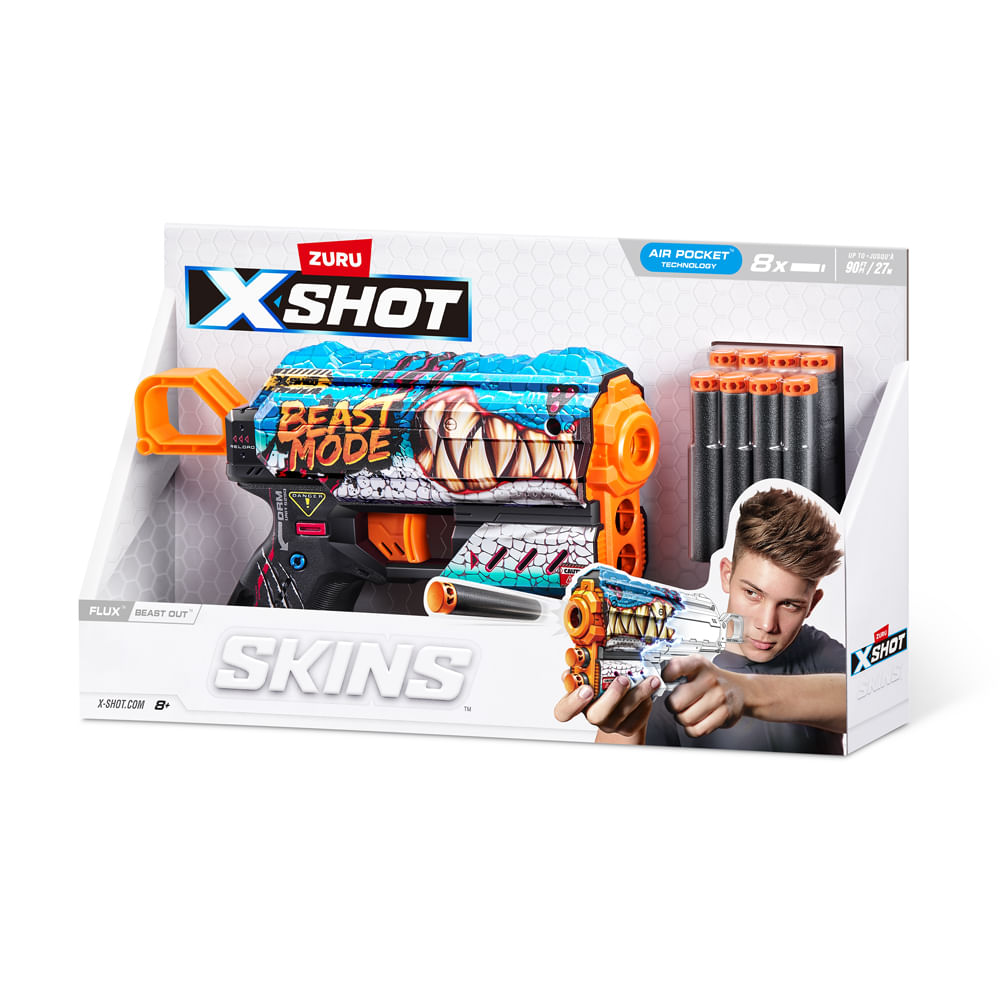 Lançador de Dardos X-Shot - Skins Flux - Beast Out - Imagem 4